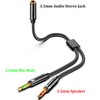 Warmstor 2-Pack Headphone Splitter for Computer 3.5mm Female to 2