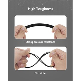 DURAMIC 3D PLA+ Filament 1.75mm 1Kg Black, PLA Plus Filament 1Kg Spool(2.2lbs) Tougher and Stronger, Dimensional Accuracy Probability +/- 0.02mm