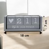 MIJOMA Yearly Countdown Calendar Wooden Cube - Permanent Yearly Table