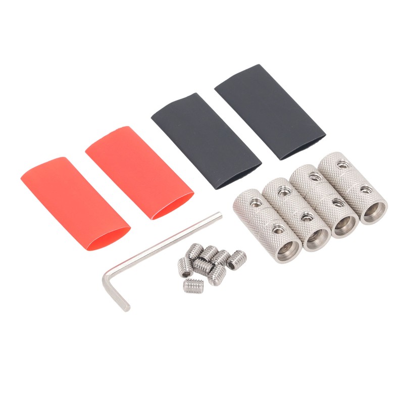 4 Gauge Wire Connectors Kit Brass for Car Audio Splice