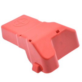 Under-Hood Positive Battery Terminal Post Cover Compatible for Do-dge RAM 1500 2013-2021 RAM 2500 3500 2013 2014 2015 2016 2017 2018 68164628AA Red Battery Terminal Boots Insulating Covers