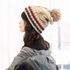 White Fang CA099 Knit Hat, Cap, Autumn, Winter, Cold Protection,