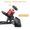 UTEBIT Camera Clamp Mount Tripod Camera Clip 360 Degree Swivel