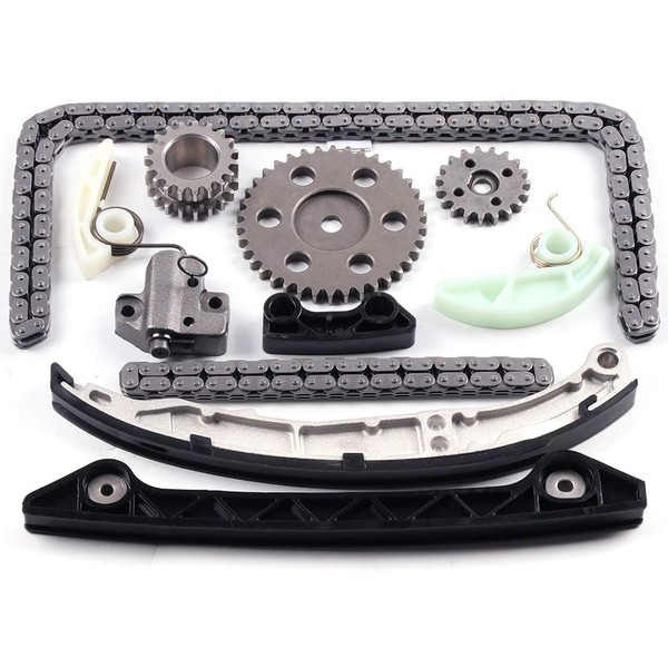 AZHZ Engine Timing Chain Kit Time Chain Part Set W/Tensioner