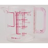 パール金属 キュートクリア 計量カップ 200ml ピンク C-2901