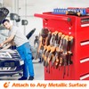 MUTUACTOR Screwdriver Organizer Rack Heavy Duty,Magnetic Mount Screwdriver Holder Plier