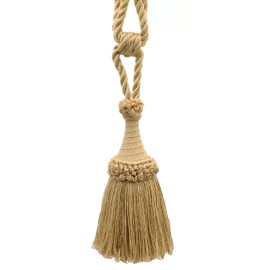 DÉCOPRO Tassel Tieback, Color# C03 - Light Gold Beige [Sold Individually]