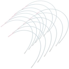 TEHAUX 10 Pairs Underwire Bra Wires Replacement - Stainless Steel Bra Support Wires for DIY Sewing and Bra Repair C, D Cup Sizes Flexible Underwires Accessories