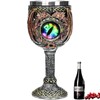 ZONSUSE Dragon Eye Goblet, Medieval Wine Goblet, Gothic Dragon Eyes