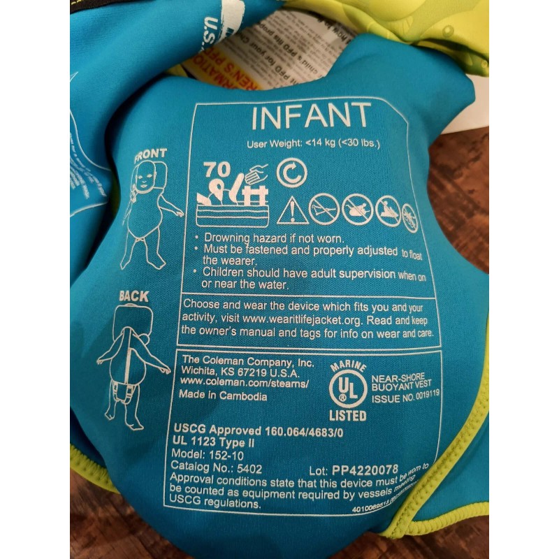 Stearns Puddle Jumper Infant Under 30lbs