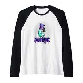Be Younique Tee Einzigartiges Einhorn Goofy Raglan