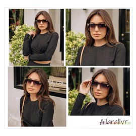 Allarallvr Oversized Square Sunglasses For Women Men Vintage Trendy Classical Gafas De Sol Para Mujer Sun Glasses AR82087