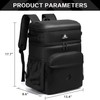 Laripwit 54 Cans Backpack Cooler Insulated Leak-Proof Large Leather Cooler