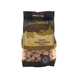 Just Natural Organic Organic Cashews Whole 250g