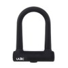 ULAC(ユーラック) BROOKLYN シリコンカバー自転車用U字ロック UL-SU3-03 76mm×128mm ブラック