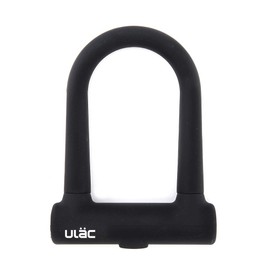 ULAC(ユーラック) BROOKLYN シリコンカバー自転車用U字ロック UL-SU3-03 76mm×128mm ブラック