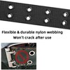 Drizzte 59'' Big and Tall Size Double Prong Belt Black