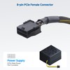 Cable Matters 2-Pack 8 Pin PCIe Extension Cable - 10
