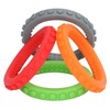 4pcs Baby Teethers Bracelet Silicone Refrigerable Heat Resistant Gum Relief