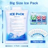 12 pcs Gel Ice Packs for Cooling Vest - Reusable