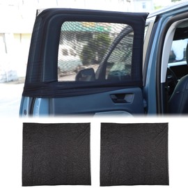 Aunginsy Rear Window Sun Shade Compatible with Ford Maverick 2022-2024 Car Rear Side Window Shades Elasticized Shade Breathable Mesh Window Screens Privacy Protection, Anti-UV for Baby/Pets/Camping