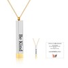 RWQIAN Be Kind Of A B Necklace for Women Girls,Inspirational