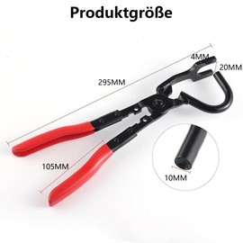 Car Exhaust Rubber Pliers 29.5 cm: Car Exhaust Hanger Removal Pliers Car Tool Special Tool for Cars SUVs and Vans Boot