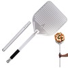 Perforated Pizza Peel 13"W x 16.7"L- Professional Restaurant Grade Large