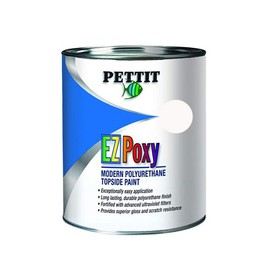 Pettit Ez-Poxy Topside Paint, Quart Mediterranean White