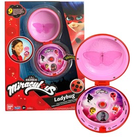 Bandai - Miraculous Ladybug - Magic Phone by Ladybug - Accessory for Dressing up as Ladybug / Role Play Accessory - Toy with Sound and Light Effects - Speaks French - P50629