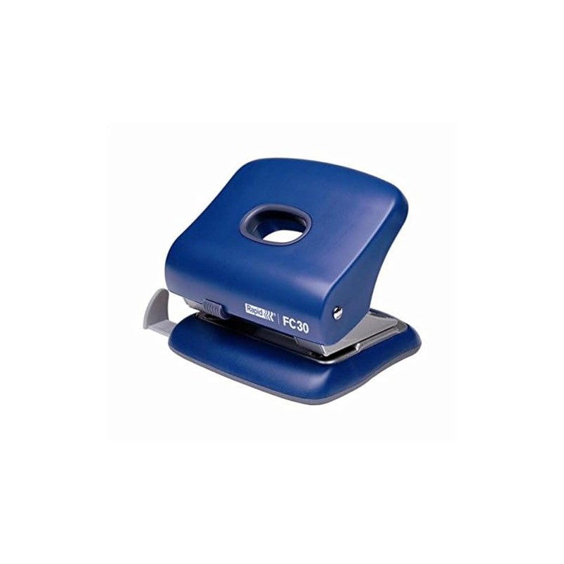 Rapid 23639402 FC30 2 Hole Punch - Aqua Blue