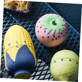 ULTECHNOVO Clockwork Timer Strawberry Design Manual Kitchen Reminder for Cooking Baking and Study Activities Cute Countdown Alarm Clock for Boys and Girls and Adults