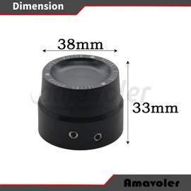 Amavoler Front Axle Nut Cover Axle Caps for Harley Softail Electra Road Glide Sportster (front)