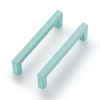 Ravinte 25 Pack 5 Inch Kitchen Square Cabinet Handles Green