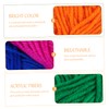 LALAFINA Acrylic Yarn Knitting Crocheting 12 Colors Soft Durable Craft