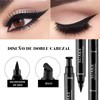 DOMOKO 3 PCS Delineadores de Ojos Impermeable, Delineado Líquido de
