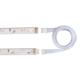 Litcessory Extension Cable Compatible with Nanoleaf Essentials Lightstrips (10ft, 2 Pack, White)