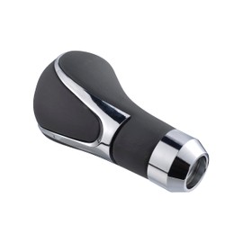 TSudoku Leather Shifter Knob Car Gear Stick Shifter Knob Cool Style Gear Shifting Lever Handle Fit Most Manual Automatic Car Tuck Vehicle, TA05A, Black