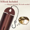 RiKoDaM 27" Wind Chimes for Outside, Deep Tone Serenity Bell