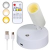 VIGMOJ LED Wireless Spotlights with Remote Up Lights Indoor Dimmable
