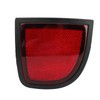 Red Rear Bumper Reflector Panel, Tail Side Reflector, Compatible with