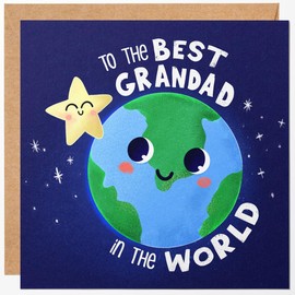 Granpa Birthday Card - Happy Birthday To the Best Grandad in the World - Grandad Fathers Day Card - Grandfather