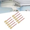 10Pcs 1/4SAE HVAC Access Valve, Service Access Valve Brass Multi