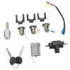 Car Full Lock Cylinder Key Set MR259111 Replacement for Mitsubishi