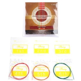 Pack of 6 Metal Guitar Strings, Nylon Guitar Strings, Acoustic Guitar Strings, Classical Guitar Strings, Performance Accessories