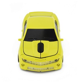 FASBEL for CL Racing Sports Car Mouse Wireless Mice Computer Laptop PC Optical Mouse (Yellow)