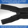 Separable Zipper, Pack of 2, 85 cm Rail Length, in