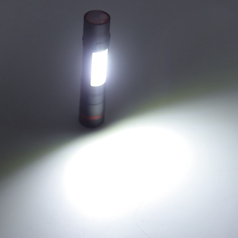 LED Flashlight Multifunction Highlight Telescopic Zoom Rechargeable Waterproof Mini Flashlight