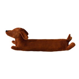 Gwezmxs Dachshund Cuddly Toy Cushion, Dachshund Soft Toy Side Sleeper Pillow - Brown, 50 cm