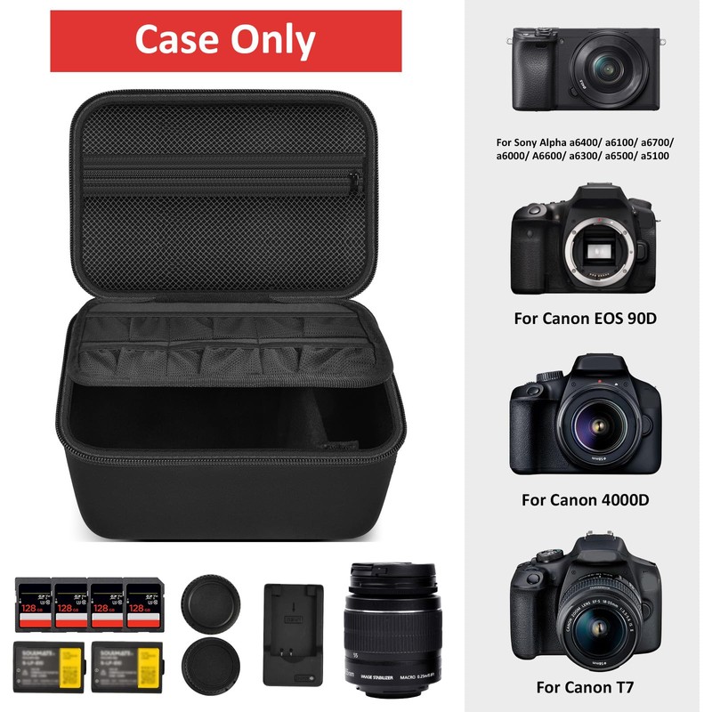 casmilee Digital Camera Case Compatible with Canon EOS Rebel T7